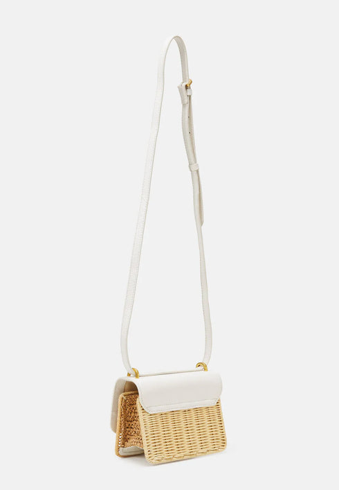 REEGENT-Bags-Padlock Detail Rattan Xbody Bag- Ted Baker Romania